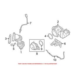 BMW EGR Temperature Sensor 13627811913